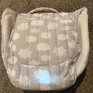 Baby Delight Gray Cloud Patterned Co-Sleeper